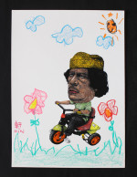 Hin Sketch-Gaddafi on a Tricycle