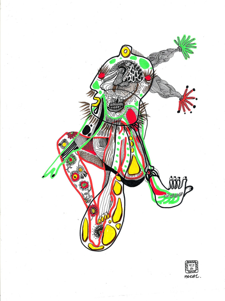 Pakal Sketch-Flower Girl