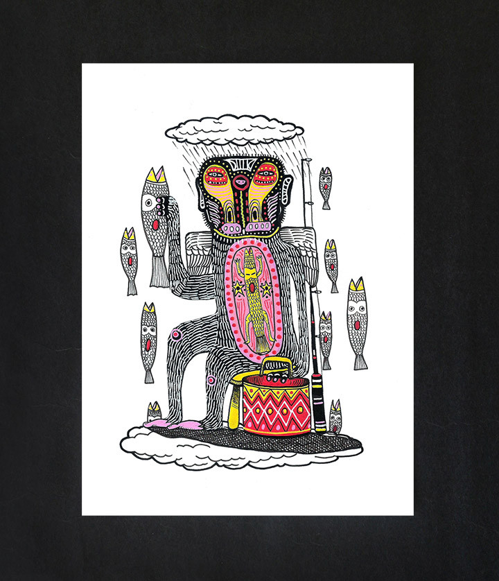 Pakal Sketch-Sea Monkey