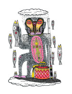 Pakal Sketch-Sea Monkey