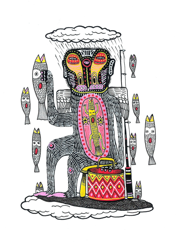 Pakal Sketch-Sea Monkey