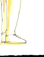 RUN Sketch-Man Standing (Detail Signature)