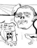 Pang Sketch-Untitled (Faces)