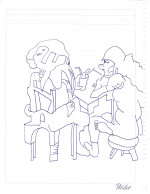 Pelucas Sketch-Las Posaderas Scan