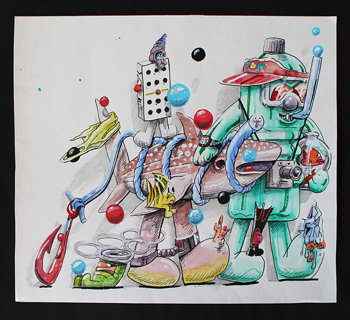 Pelucas Sketch-Plastic Is Fantastic