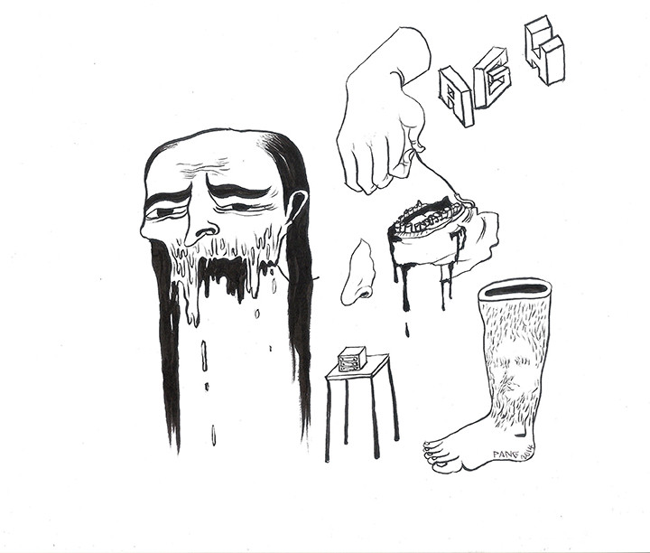 Pang Sketch-She Was Getting A Bit Lippy