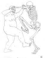 UNGA Sketch-Dancing Man and Skeleton Scan