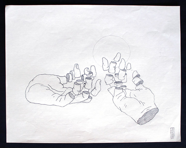 UNGA Sketch-Broken Hands