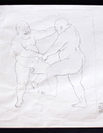 UNGA Sketch-Two Dancing Men