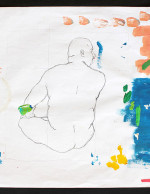 UNGA Sketch-Sitting Fat Man