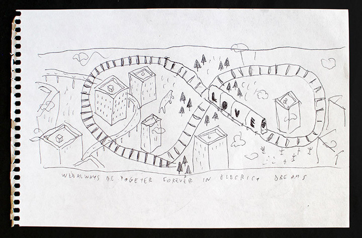 Millo Sketch-We'll Always Be Together Forever In Electric Dreams