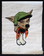 Teddy Baden Stencil Test-Mutt' s Nut (Green)