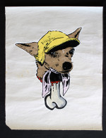 Teddy Baden Stencil Test-Mutt' s Nut (Yellow)