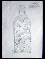Deso Sketch-Snake In A Bottle