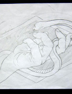 Unga Sketch-With A Snake In My Hand