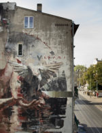 Lodz Murals finished wall by Gonzalo Borondo Photo by Lodz Murals