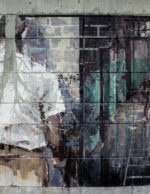 Borondo's finished mural close up for the PUBLIC Festival at the Curtin’s University in Perth (Australia) in April 2016 Photo by Luke Shirlaw