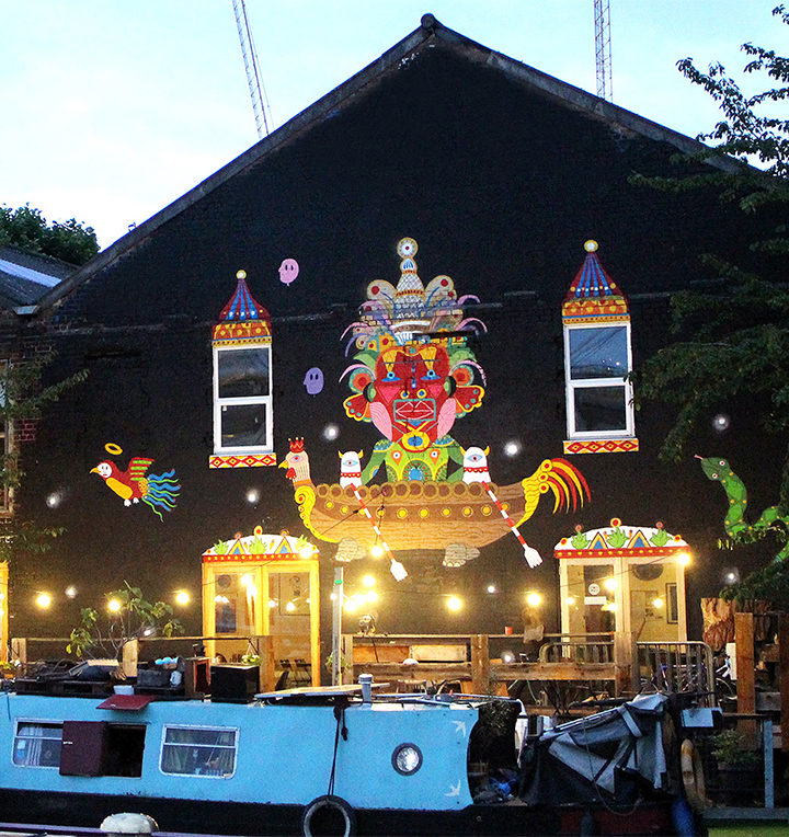 Pakal's river Lea wall