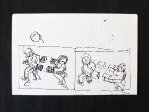 Millo Sketch-Magnet (Back)