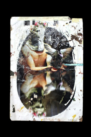 Borondo's sketch for the wall in Lodz Murals