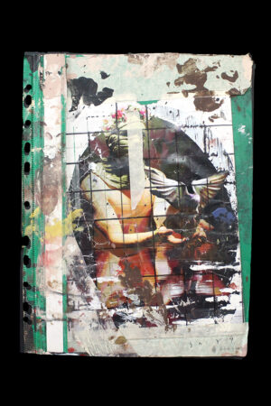 Borondo's sketch for the Day 4 in Lodz Murals