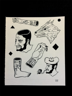 Pang Sketch-Mamasita Tattoo Sheet 2nd Runner